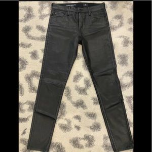 AG Farrah skinny ankle coated Black size 28